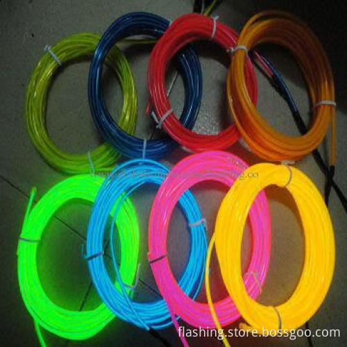 High brightness wonderful long lifespan colorful el light wire